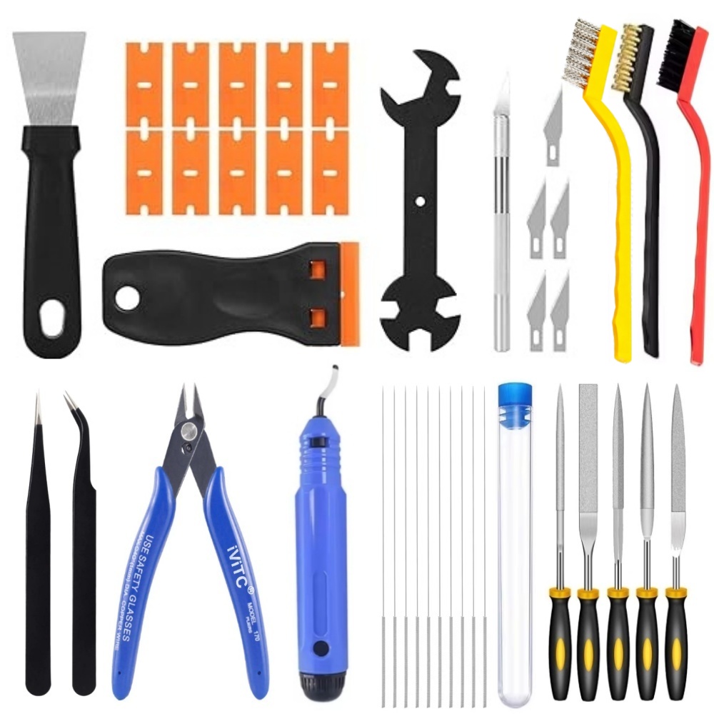 3D Printing Process - 40PCS 3D Printer Tools, Scraper, Files,