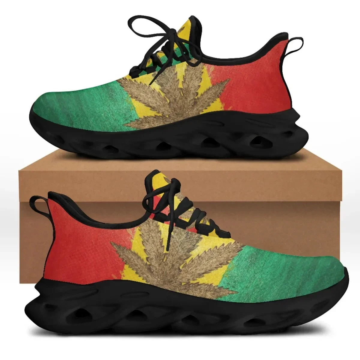 3D Printing Custom - Custom 3D Green Weed Leaves Printing