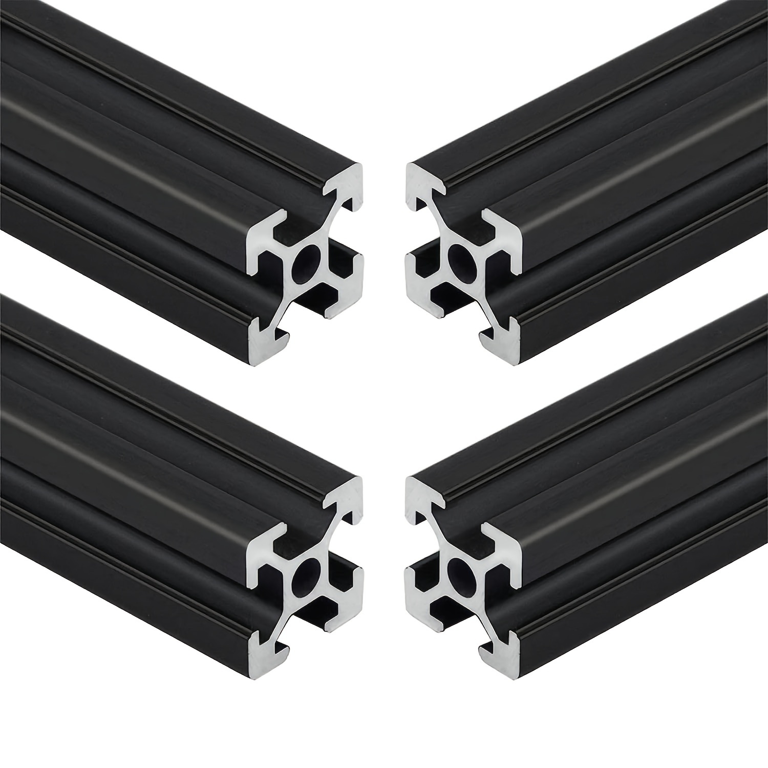 V Slot Aluminum Extrusion - 4Pcs T Slot 2020 Aluminum Extrusion