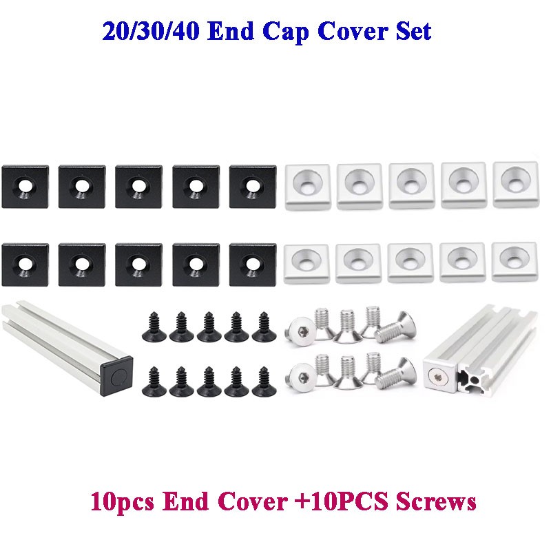 V Slot Aluminum Extrusion - 10Pcs 20/30/40 Aluminum Extrusion Profile T