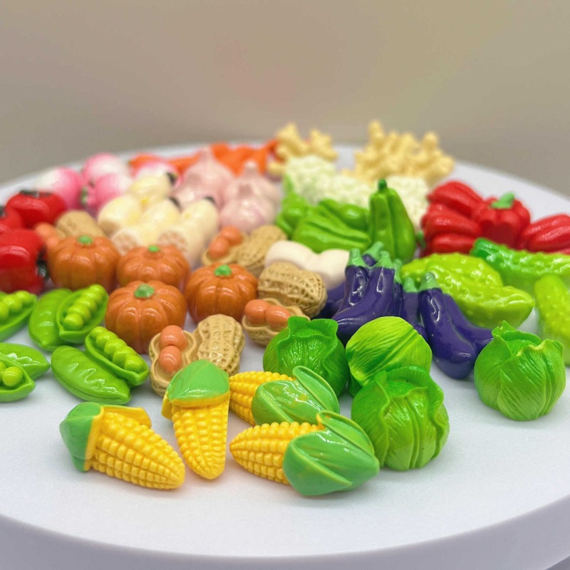 3D Printing Vase - 10Pcs Cute Mini Vegetable 3D Resin