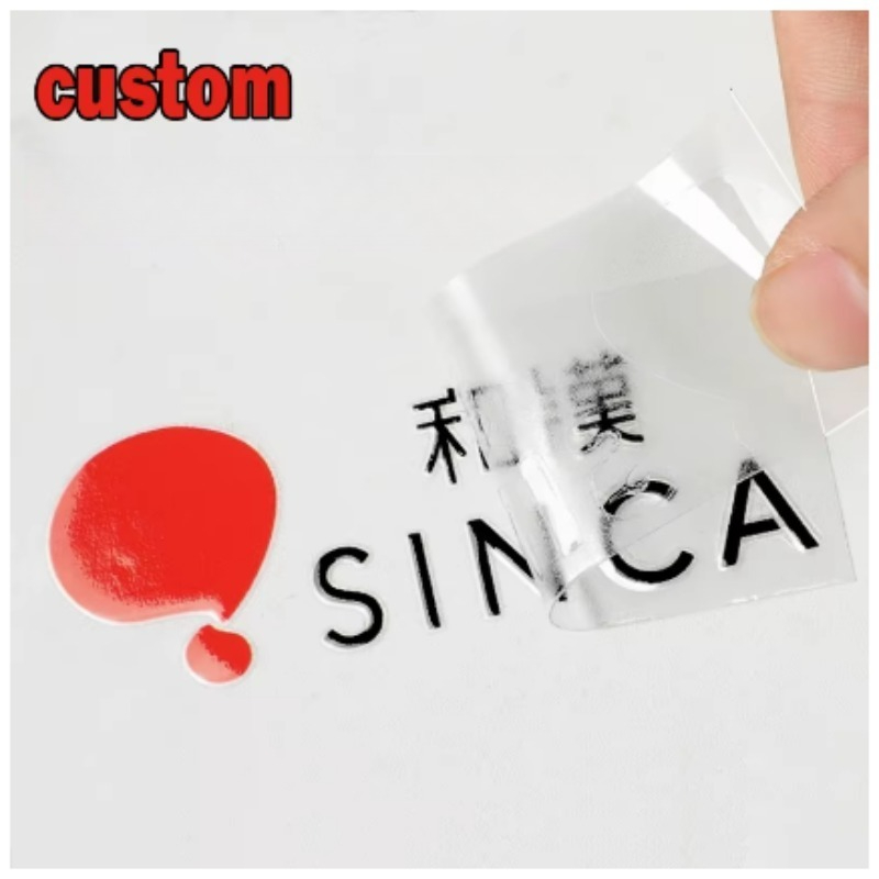 3D Printing Logo - Custom DTF Transfer Stickers 3D UV