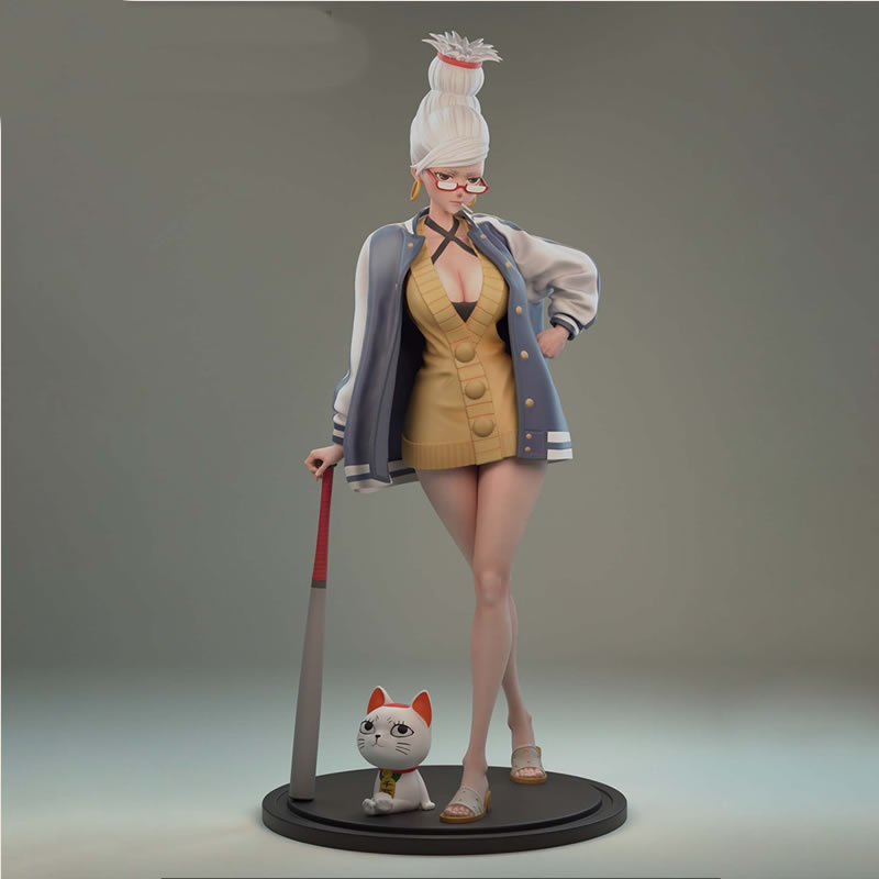 3D Printing Abs - 2 Styles Game Character 6076 Seiko