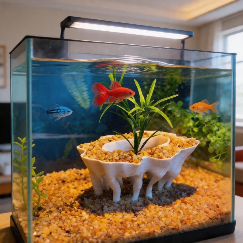 3D Printing Vase - 3D printed aquarium plants in the