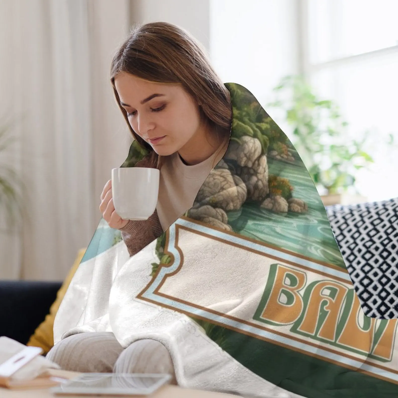 Bali Indonesia Throw Blanket V - đánh giá và giá 3D Printing Bali