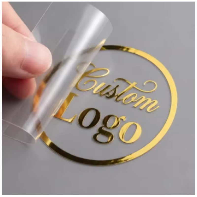 Custom 3D Gold Transfer Sticke - đánh giá và giá 3D Printing Logo
