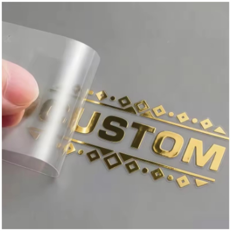 Custom 3D Gold Transfer Sticke - đánh giá và giá 3D Printing Logo