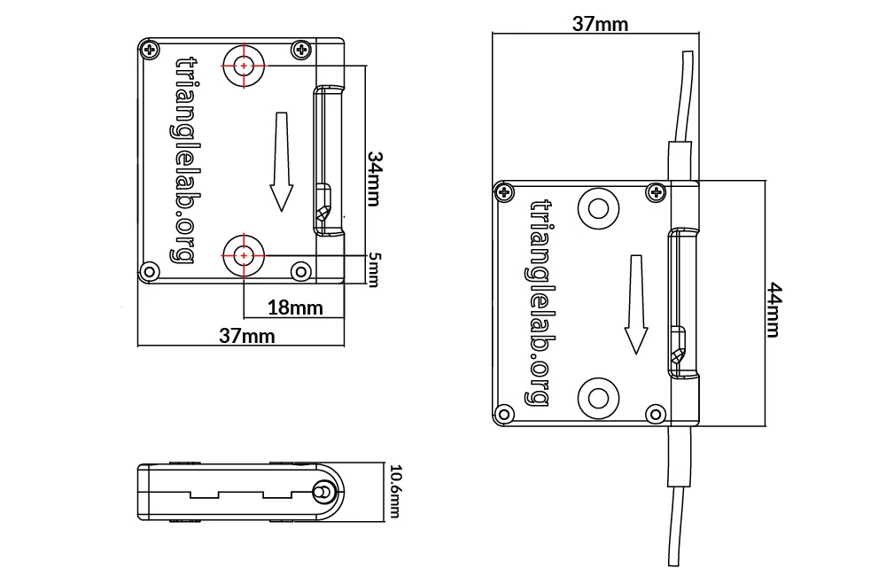 The Trianglelab filament runou - đánh giá và giá Filament Runout Sensor
