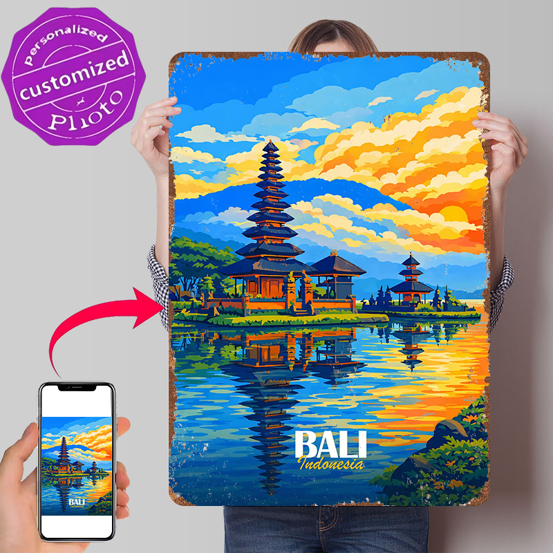 Bali Ulun Danu Temple At Sunse - đánh giá và giá 3D Printing Bali