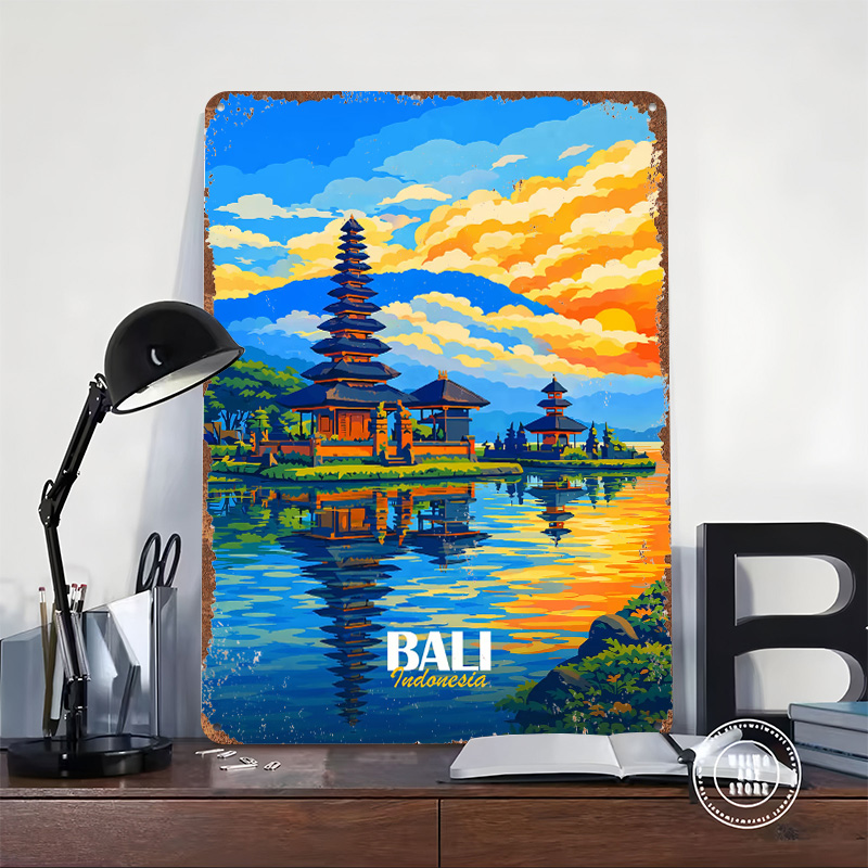 Bali Ulun Danu Temple At Sunse - đánh giá và giá 3D Printing Bali