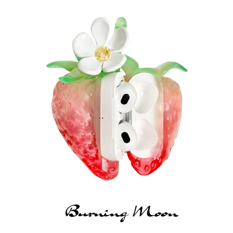 Strawberry Earphone Case for A - đánh giá và giá 3D Printing Housing