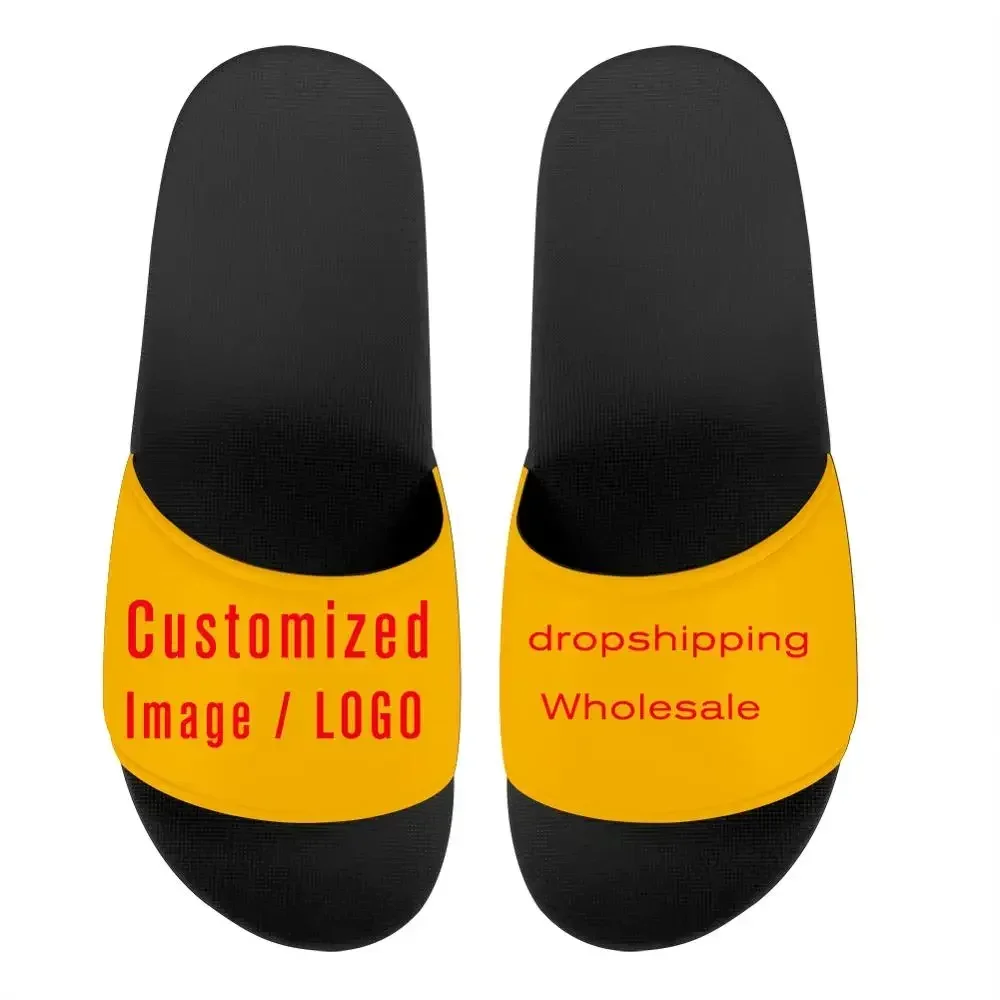 Custom Shoes Men Slippers Flip - đánh giá và giá 3D Printing Logo