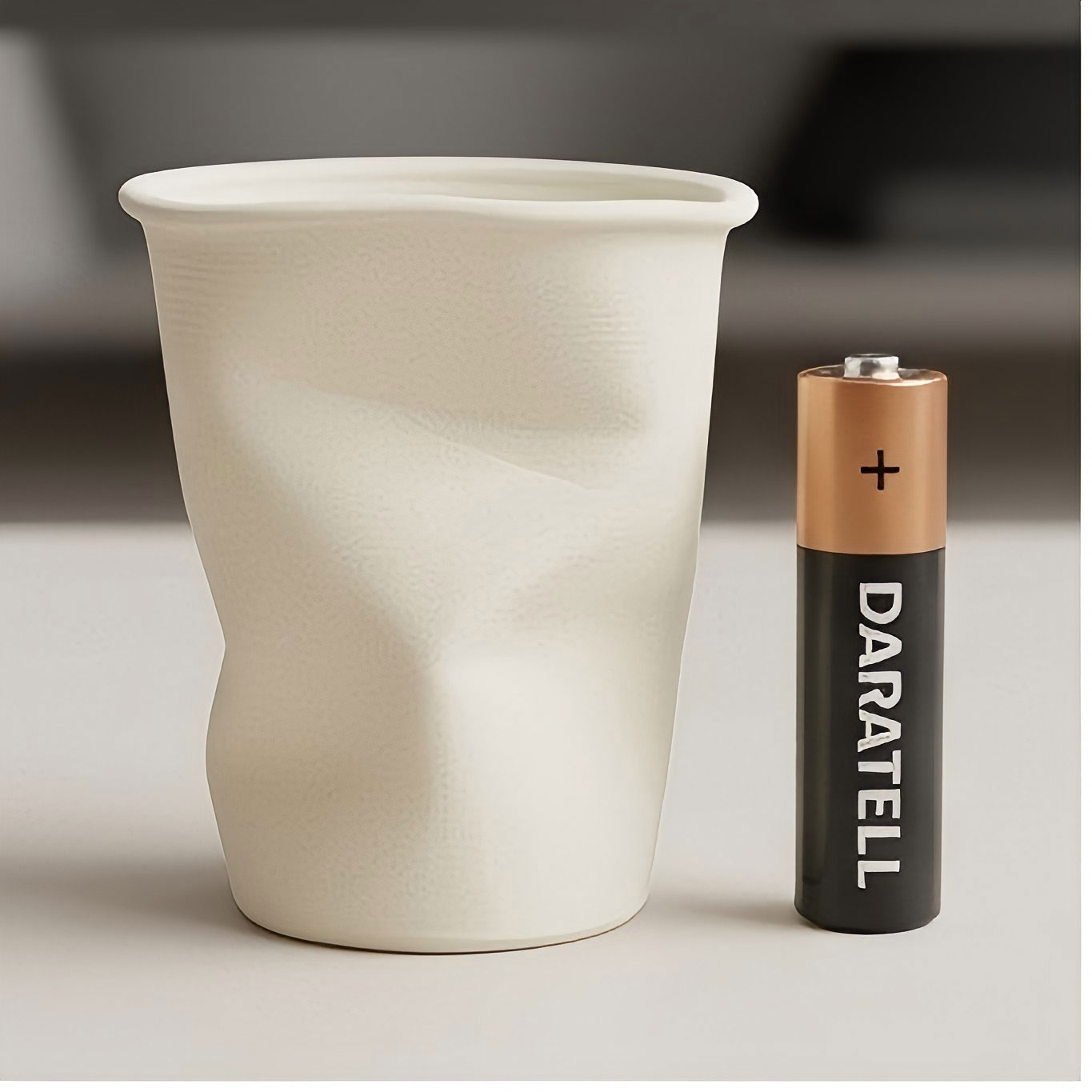 Crinkled Twist Cup Pen Holder  - đánh giá và giá 3D Printing Vase