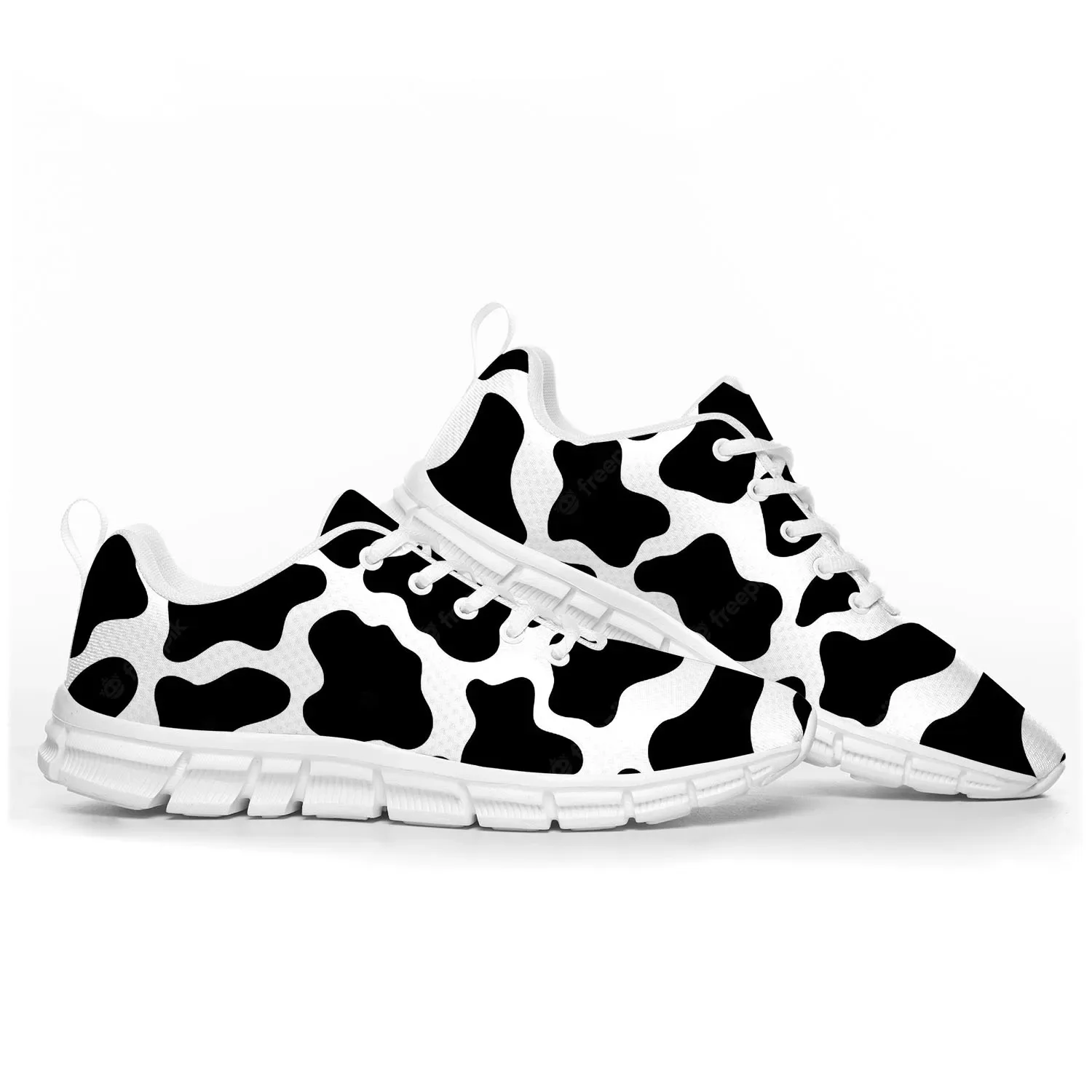 Cow Print 3D Pattern Sports Sh - đánh giá và giá 3D Printing Custom