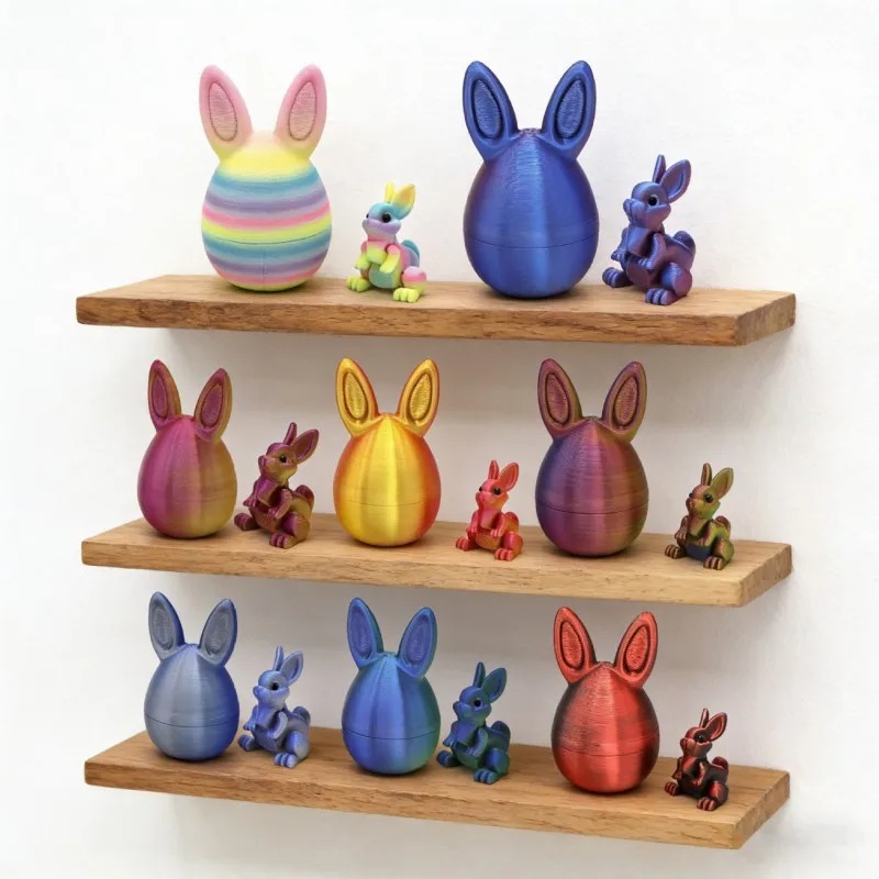 Easter Bunny Ornament 3D Print - đánh giá và giá 3D Printing Rabbit