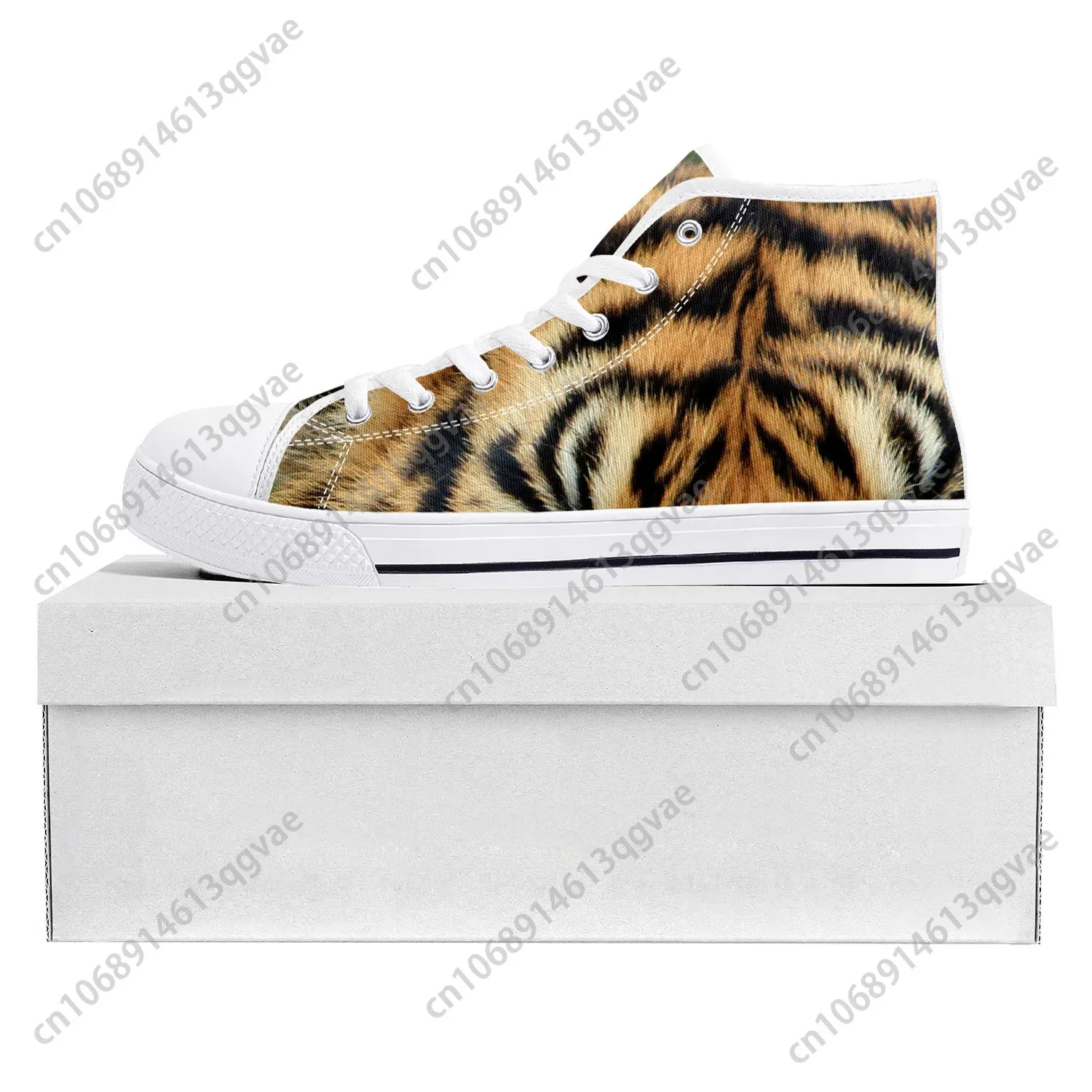 Tiger Stripe 3D Print High Top - đánh giá và giá 3D Printing Custom