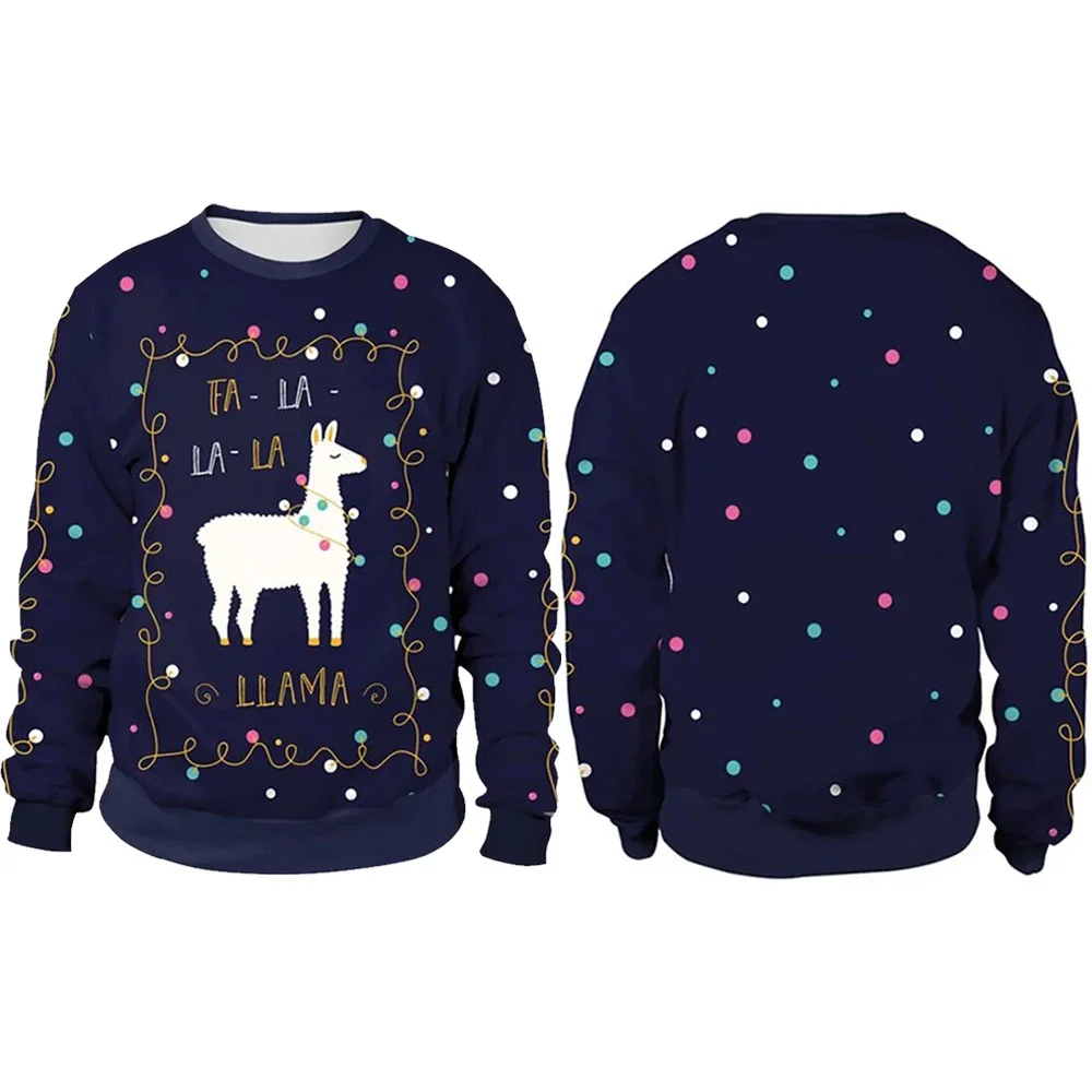 Men Women Llama Ugly Christmas - đánh giá và giá 3D Printing Xmas