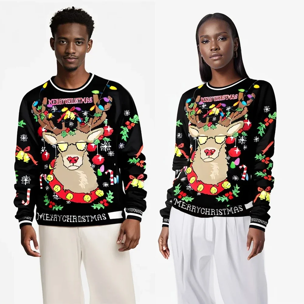 Men Women Llama Ugly Christmas - đánh giá và giá 3D Printing Xmas