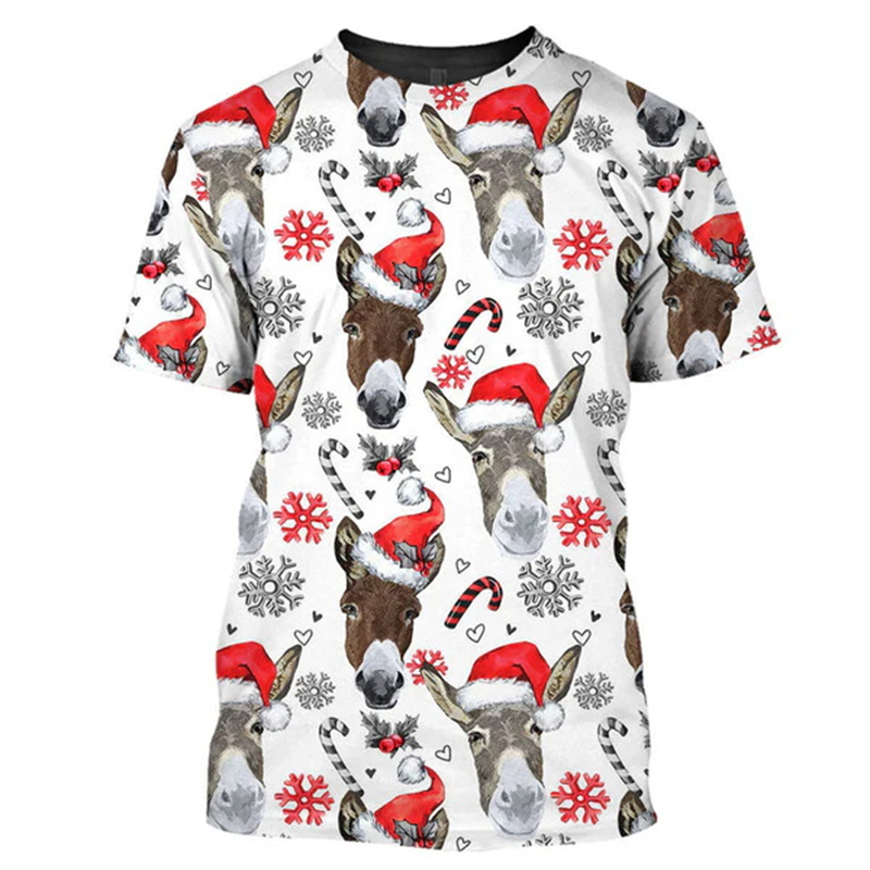 New 3D Xmas Animals Funny T Sh - đánh giá và giá 3D Printing Xmas