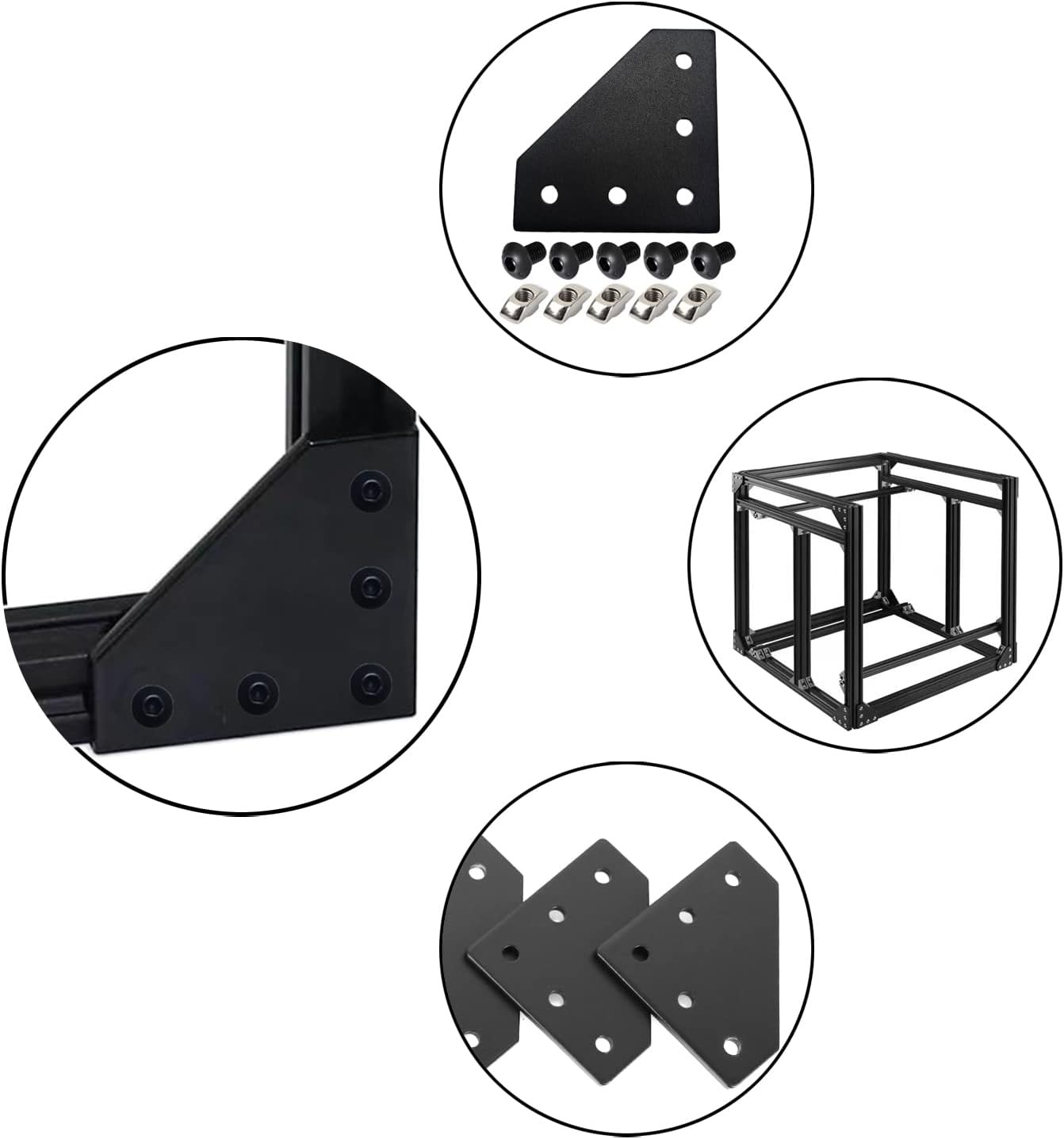 2PCS 5 Hole 90 Degree Joint Bo - đánh giá và giá V Slot Aluminum Extrusion