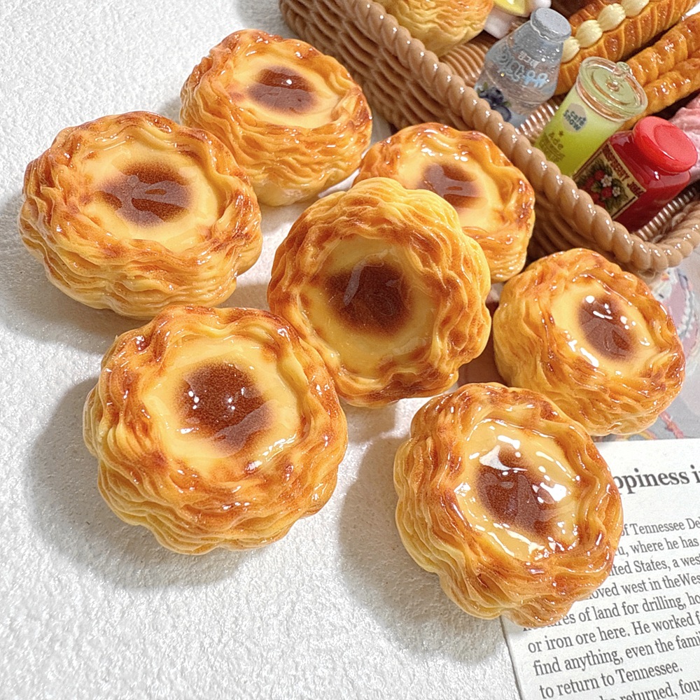5pcs Miniature Food 3D Egg Tar - đánh giá và giá 3D Printing Egg