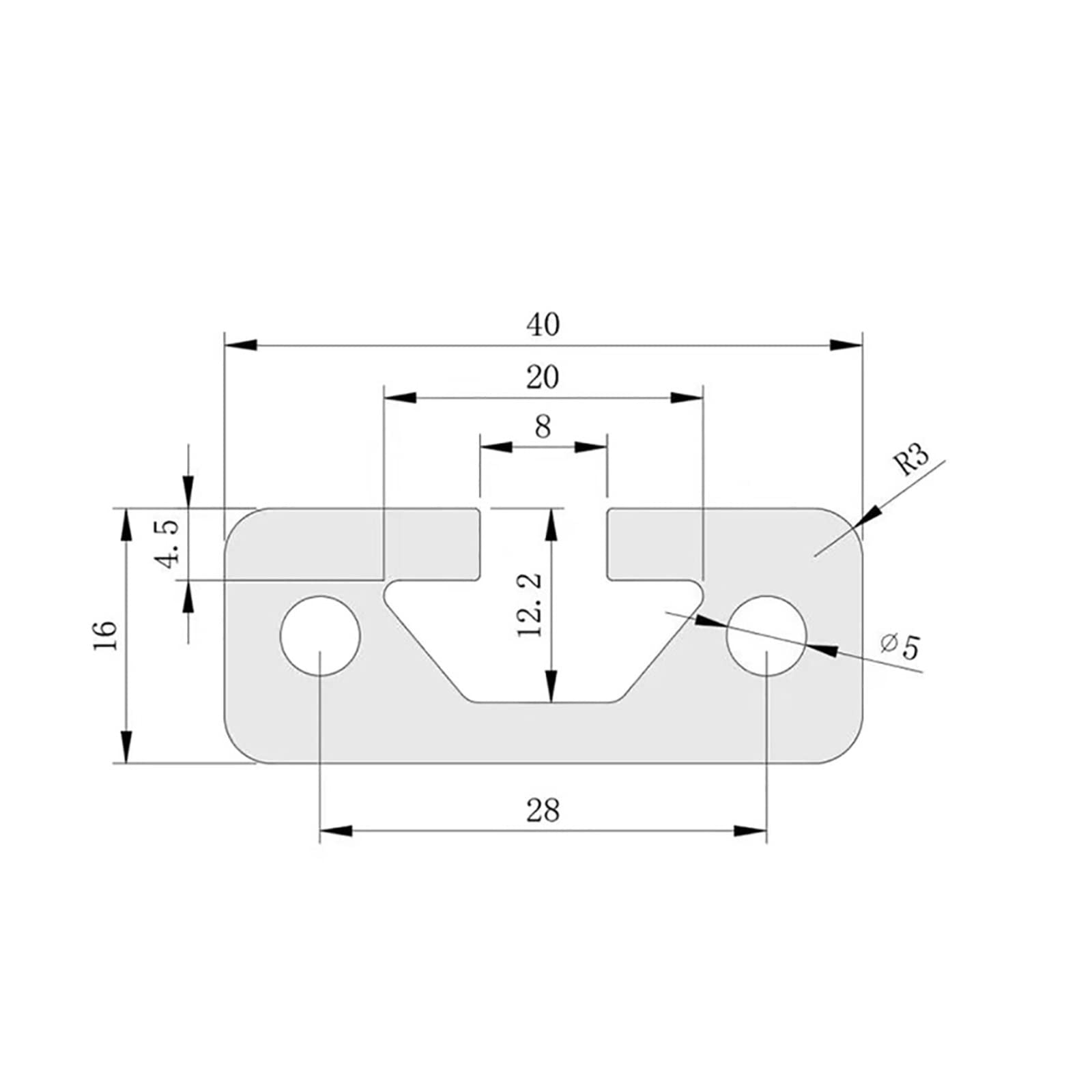 1PC 1640 European Standard Alu - đánh giá và giá V Slot Aluminum Extrusion