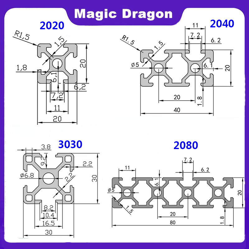 EU 2020 2040 2060 3030 3060 40 - đánh giá và giá V Slot Aluminum Extrusion