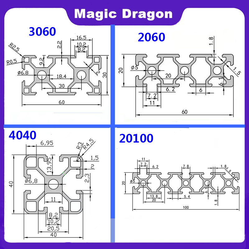 EU 2020 2040 2060 3030 3060 40 - đánh giá và giá V Slot Aluminum Extrusion