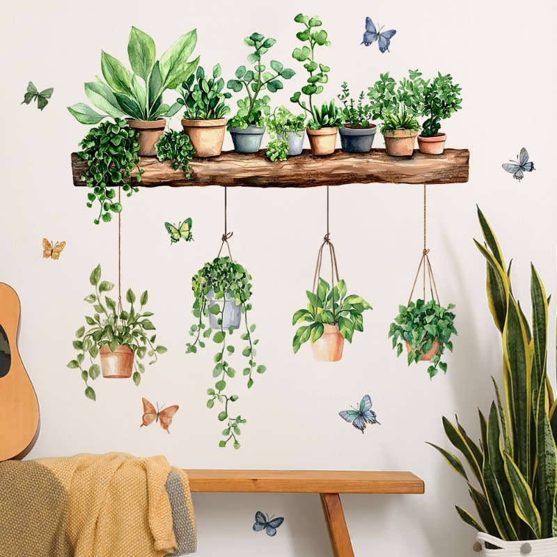 3D Potted Green Plant Shelf Wa - đánh giá và giá 3D Printing Vase