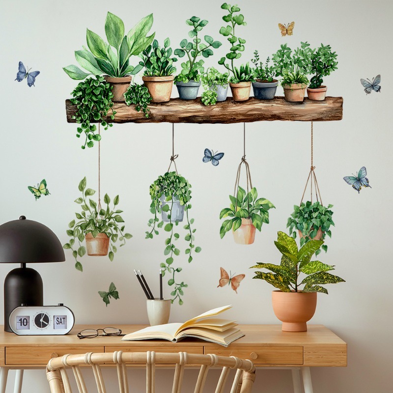 3D Potted Green Plant Shelf Wa - đánh giá và giá 3D Printing Vase