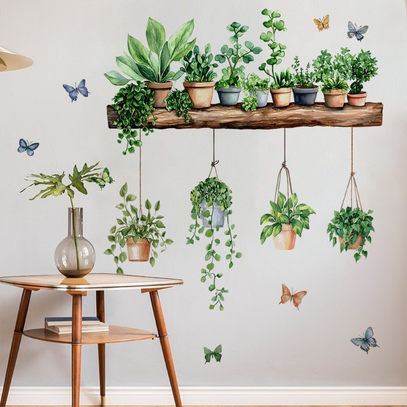 3D Potted Green Plant Shelf Wa - đánh giá và giá 3D Printing Vase