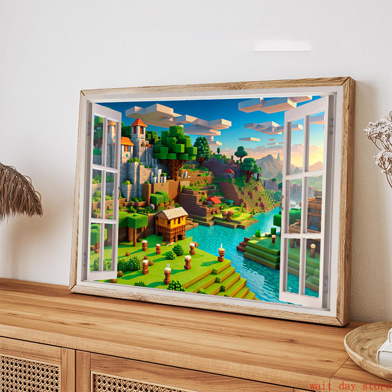 Block Pixel Video Game Landsca - đánh giá và giá 3D Printing Videos