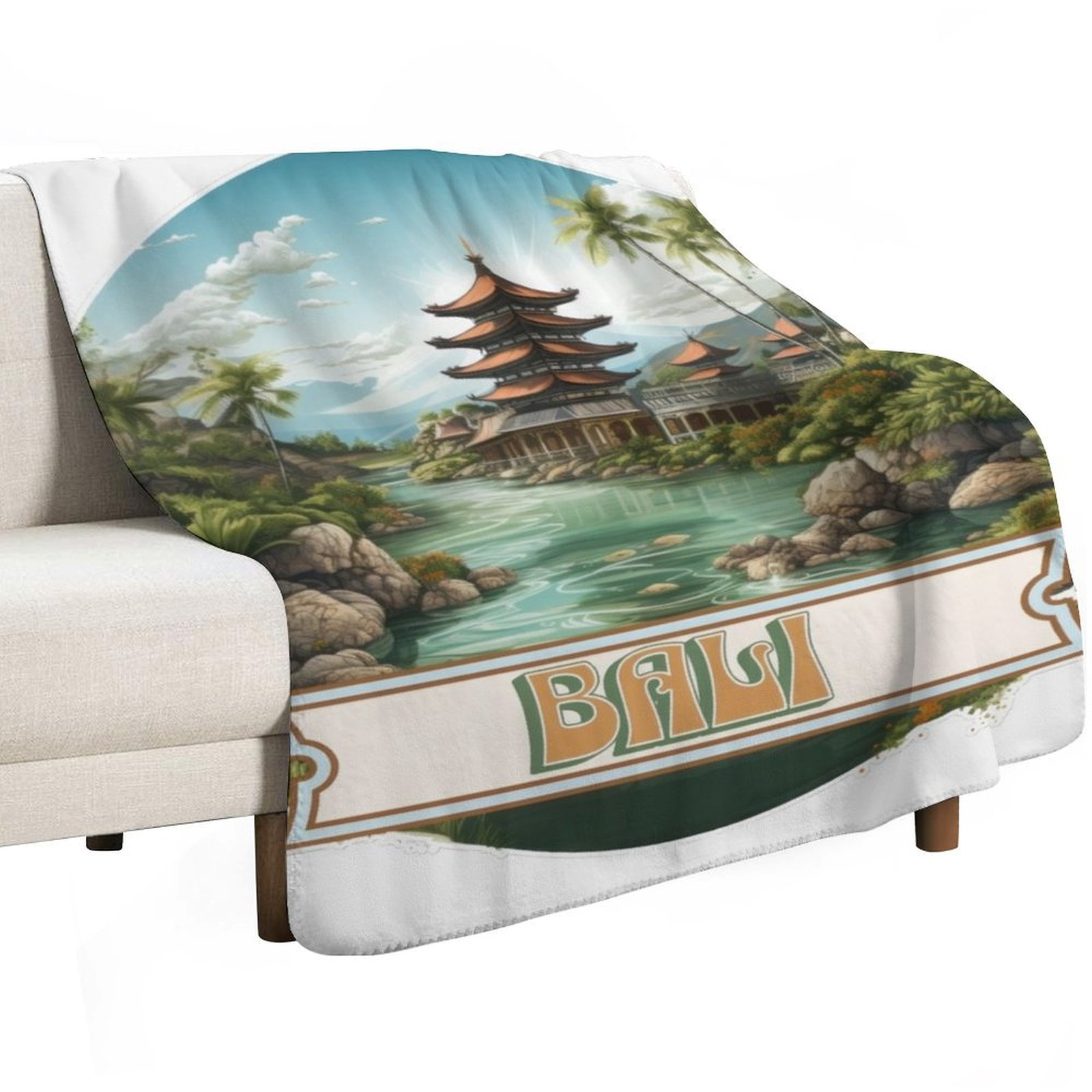 Bali Indonesia Throw Blanket S - đánh giá và giá 3D Printing Bali