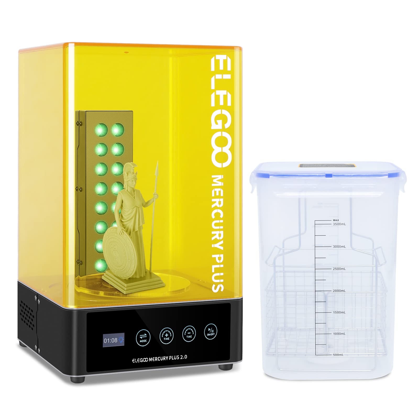ELEGOO   Plus 2.0 Wash and Cur - đánh giá và giá 3D Printing Machine