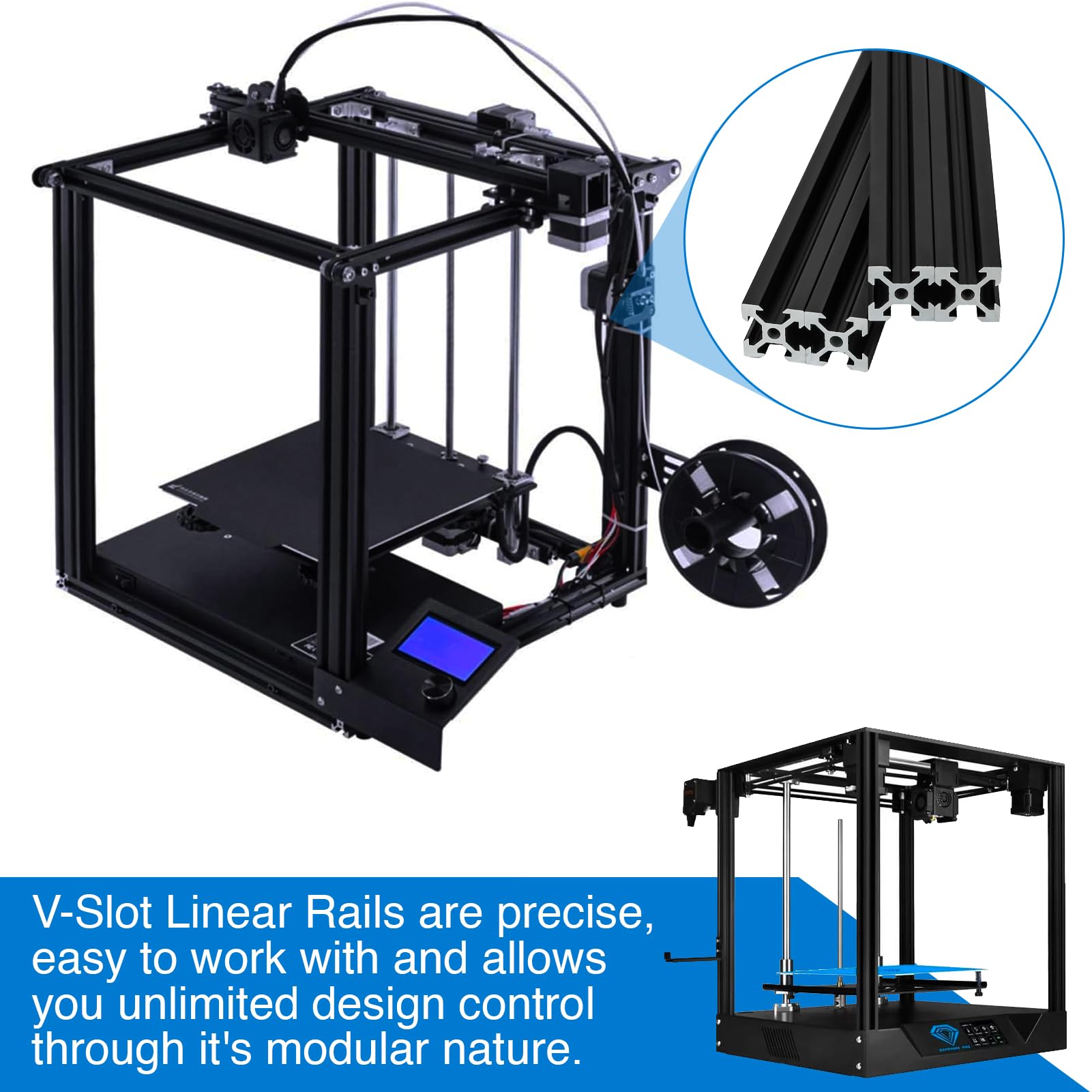 2PCS 2020 V-slot Aluminum Prof - đánh giá và giá V Slot Aluminum Extrusion