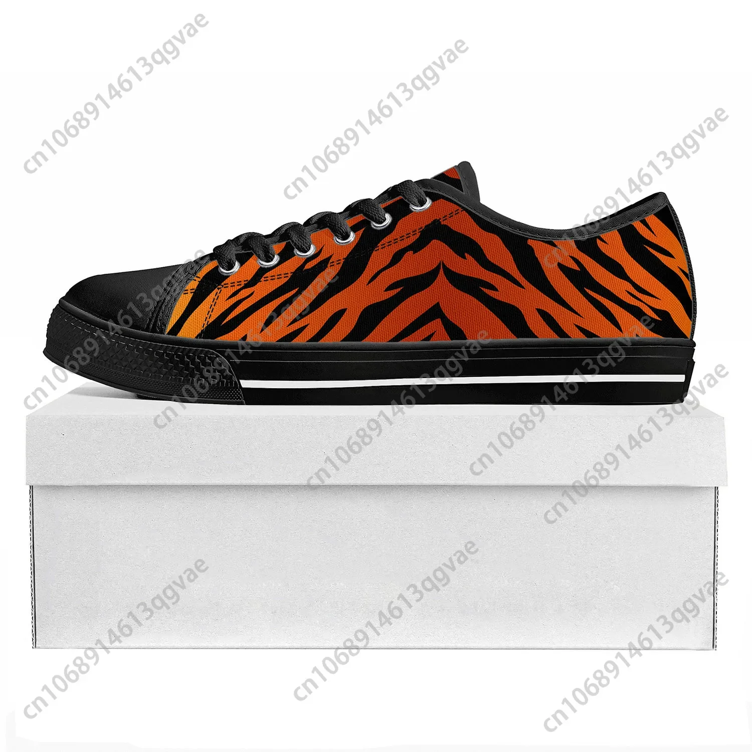 Tiger Stripe 3D Print Low Top  - đánh giá và giá 3D Printing Custom