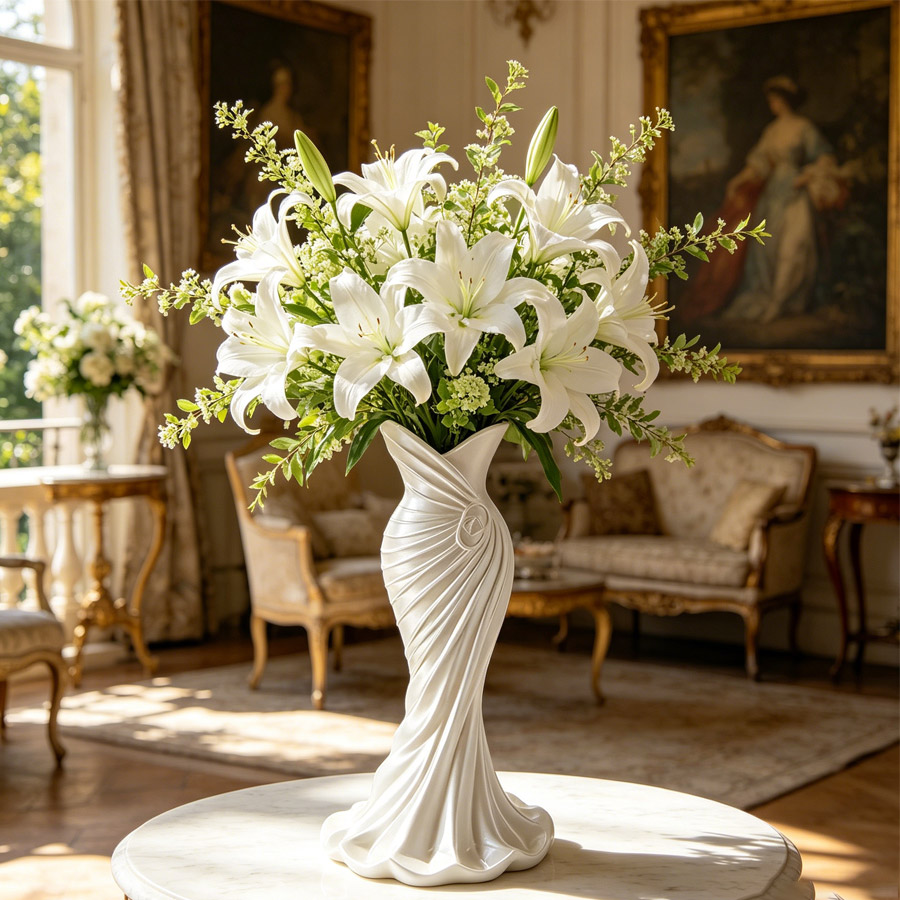 Elegant Dress-Shaped 3D Printe - đánh giá và giá 3D Printing Vase
