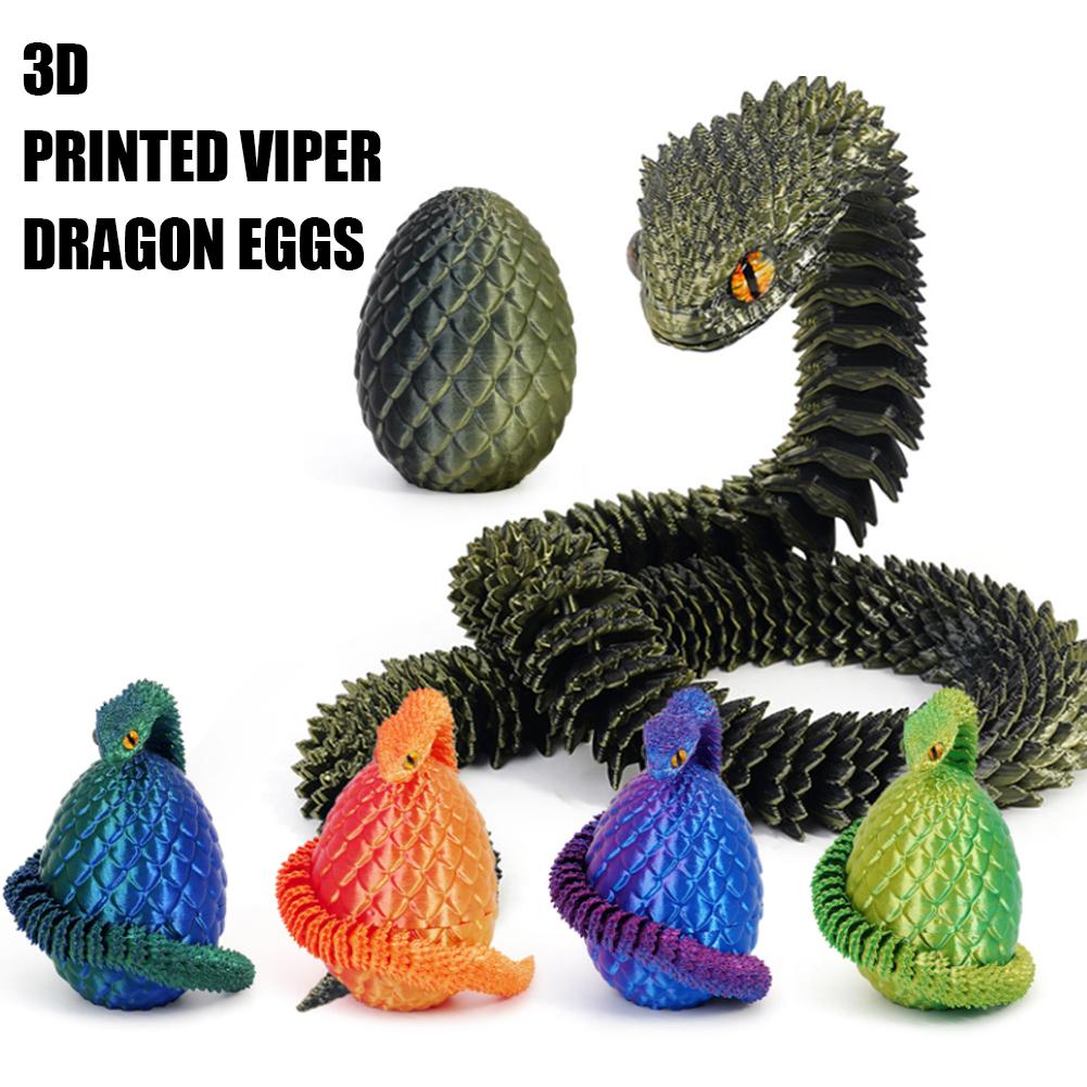 3D Printed Cool Snake Dragon E - đánh giá và giá 3D Printing Egg