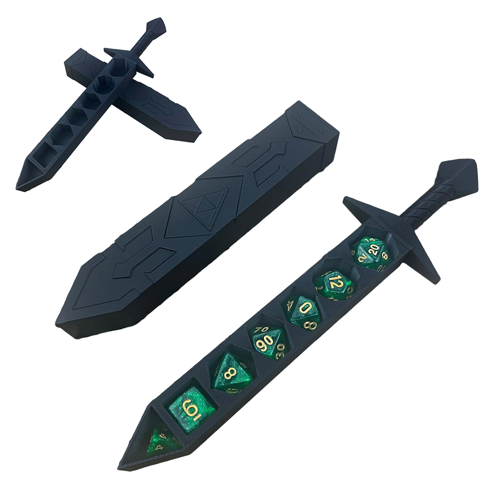 3D Printed Sword Dice Case DnD - đánh giá và giá 3D Printing Housing