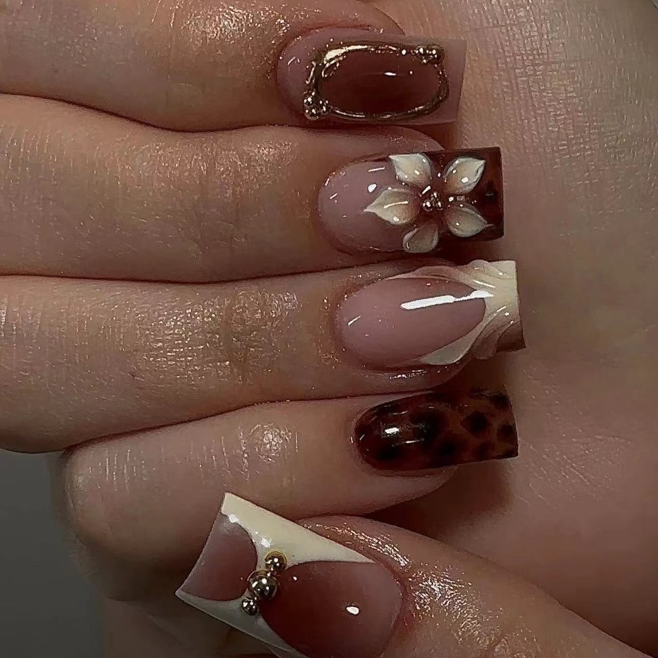 Short square fake nails for wo - đánh giá và giá 3D Printing Abs
