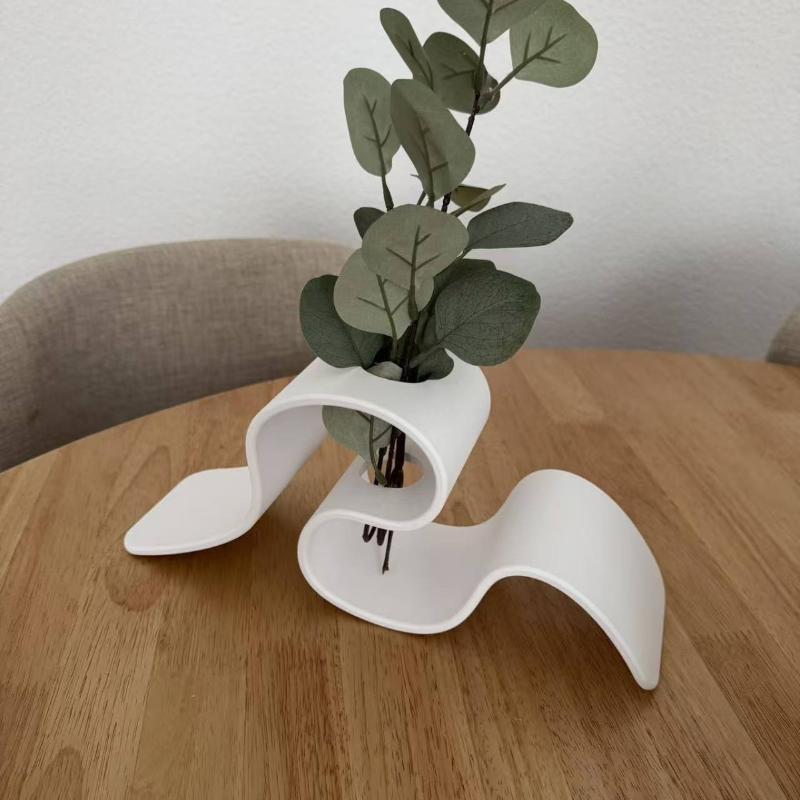 Modern Minimalist Curved 3D Pr - đánh giá và giá 3D Printing Vase